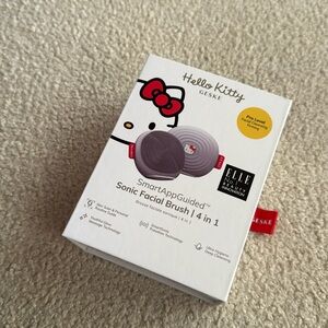 New GESKE SmartAppGuided Sonic Facial Brush Hello Kitty Skin Cleansing device